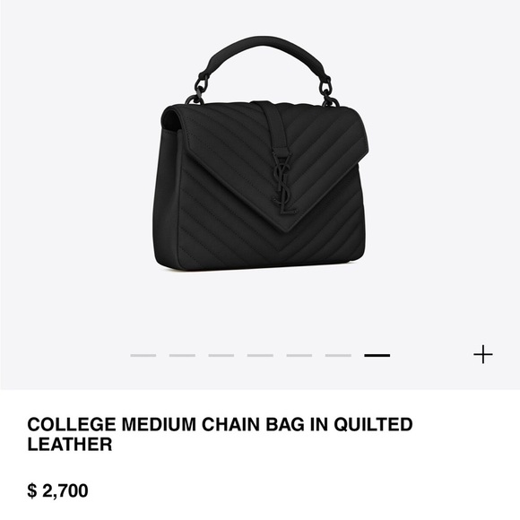 YSL COLLEGE MEDIUM CHAIN BAG - Picture 5 of 6
